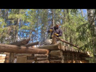 Видео от Хижина Леших: дом в лесу своими руками