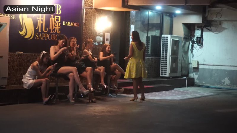 4k Thailand Bangkok Massage Street Night Scenes So Many Pretty Ladies