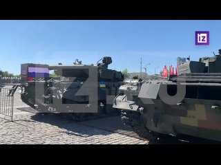 Трофейная западная военная техника красуется в Парке Победы