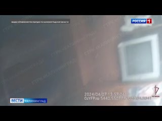 В Калининграде росгвардейцы помогли погасить не только семейный конфликт, но и пожар