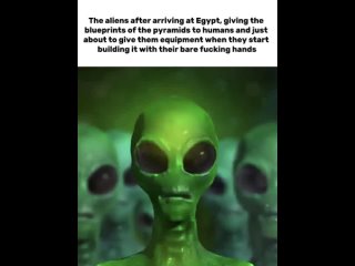 The aliens vs human spirit