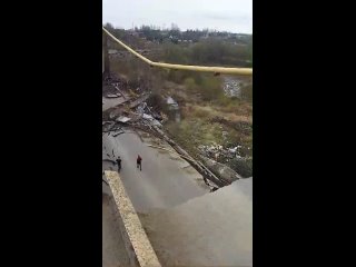 ️ В Вязьме, не дождавшись ремонта, рухнул Панинский мост