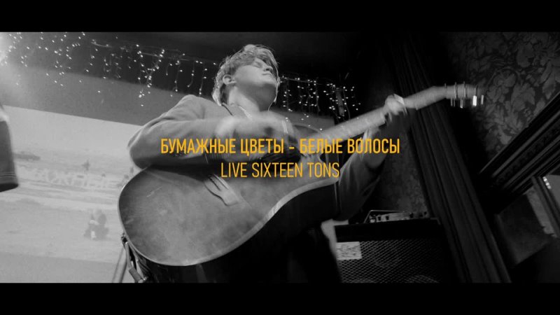 Бумажные цветы Белые волосы ( Live Sixteen