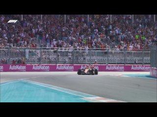 2024 Miami Grand Prix Lando Norris crosses the line to take his first ever F1 victory