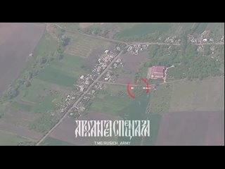 Успешное поражение со стороны ВС РФ транспортного средства ВСУ перевозившего боеприпасы на окраине Тарасовки