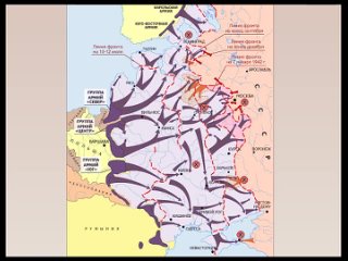 Начало Великой отечественной войны (ВОВ), интерактивная быстрая карта