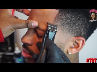 Get_Beamed - Barber Tutorial Curl Sponge Taper Fade! HD