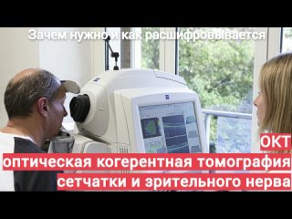 ОКТ (оптическая когерентная томография сетчатки и зрительного нерва) - зачем нужна, как расшифровывается