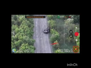 Российские военные с помощью FPV-дронов-камикадзе подбили бронеавтомобиль Дозор-Б (он же польский Oncilla) на авдеевском напра