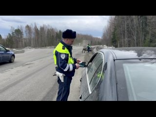 На территории Свердловской области автоинспекторы проводят сплошные проверки водителей на трезвость