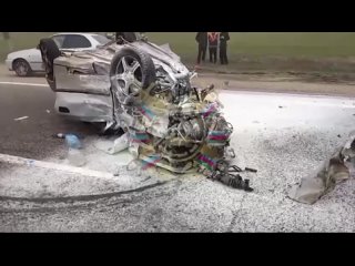 Массовая авария на трассе “Краснодар - Верхнебаканский“