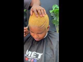 MET the Barber - @met_thebarbersplace How to Safely Bleach Natural Hair Black to Blonde  step by step  Dyeing