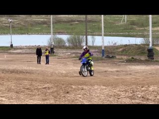 Юлия Ступак впервые села за руль мотоцикла