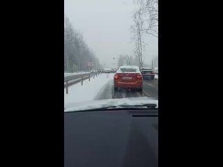 Авария на Выборгском шоссе у г. Сертолово.