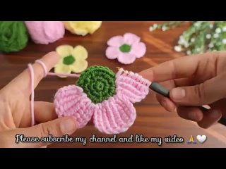 3DWow Amazing How to make eye-catching tunisian crochet  Very easy cro