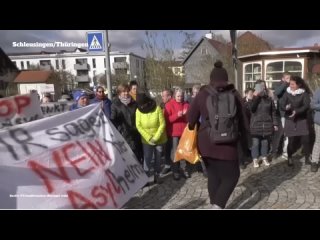 Aufstand in Schleusingen gegen ein Asylheim - vorher Altenheim