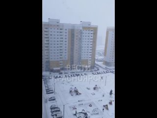 Зима вернулась в Красноярск