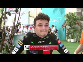 Miami GP Lando Norris thanks family after maiden Grand Prix win F1 News Sky Sports