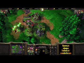 Wanderbraun НЕЖИТЬ С НУЛЕВОЙ В АТАКУ: Аколиты Каса атакуют базу Ночного Эльфа в Warcraft 3 Reforged