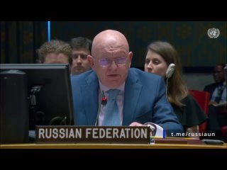 Василий Небензя на заседании Совета Безопасности ООН по ситуации в Боснии и Герцеговине, Нью-Йорк, 30 апреля 2024 года