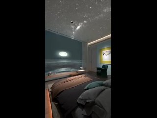 Звездный потолок в спальне ✨