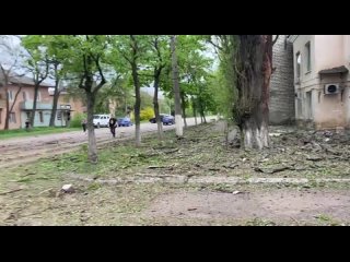Врагът удари центъра на Горловка, унищожавайки болници