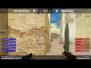 Шоу-Матч по CS 1.6 Hired Killer -vs- Whiskas @kn1feTV