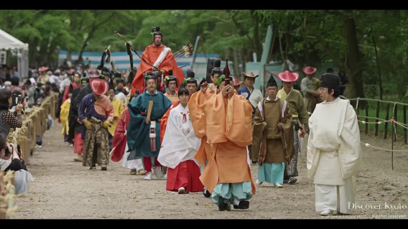 Kyoto Festival Japanese Mounted Archery at Shimogamo Shrine (Yabusume Shinji)