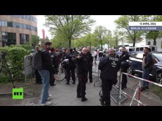 Allemagne : la police interrompt une réunion de militants pro-palestiniens à Berlin
