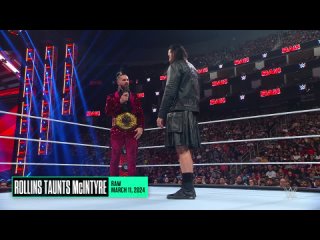 Seth Rollins Vs. Drew Mcintyre Road To Wrestlemania Xl