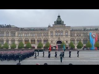 Военный парад ко Дню Победы над фашизмом.
