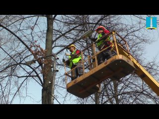 На системе уличного освещения Ульяновска голый провод меняют на самонесущий изолированный  СИПС 13:00 закрывается движение дл