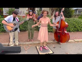 Miss Moonshine Buckdances Fastest Bluegrass Fiddle Tune Ever - Chomp and Stomp