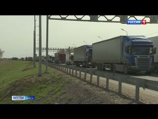 Трассу Омск-Тюмень частично закрыли для большегрузов
