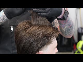 Seancutshair - Curtain Bangs Mens Haircut Timelapse ✂️ Trim Texture and Styling