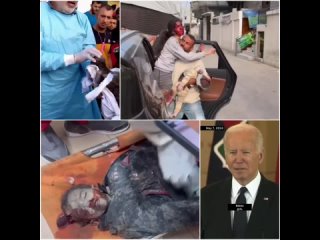 Despus de ms de siete meses de la guerra genocida #Israeli en #Gaza , el presidente #US , Joe Biden, durante su discurso en me