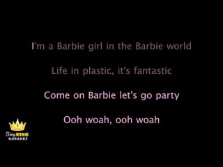 [Sing King] Aqua - Barbie Girl (Karaoke Version)