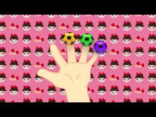 Color Balls Finger Family  Itsy bitsy spider +more Nursery Rhymes  Kids Songs   Kindergarten