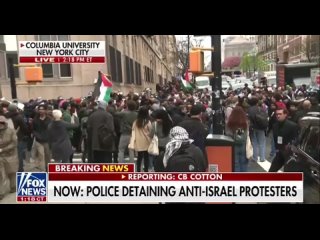 US: Pro-Palestine protesters being detained and arrested at Columbia University