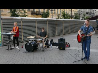 Музыканты на Малой Конюшенной улице