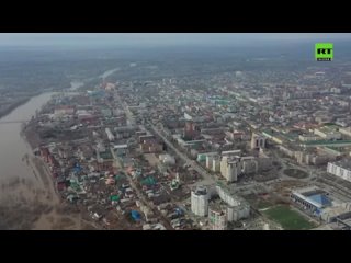 🇷🇺 Нови снимак поплава у Русији - вода све ближа вишеспратницама