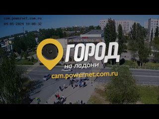 ДТП (сбит мотоциклист г. Волжский) бул. Профсоюзов - пр. Дружбы (11 мкр) 04-05-2024 09-54