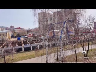 Блогер Евгений Щекин снял на видео место строительства метро «Театральная» в Самаре