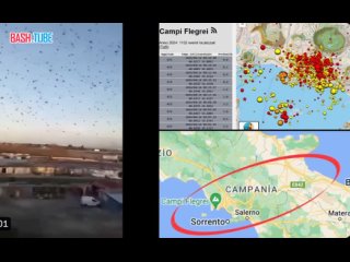 🇮🇹 Серия землетрясений в районе Флегрейских полей и массовая миграция птиц из итальянского Неаполя и окрестных районов