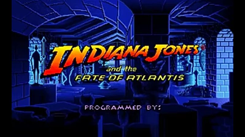 Indiana Jones and the Fate Of Atlantis Intro ( PC CD Version with speech) 1992