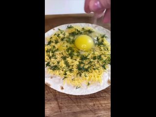 Вкусный лаваш с яйцом