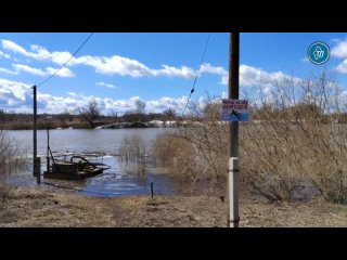 Уровень воды в реке Ишим возле села Ильинка превысил исторический максимум 2017 года (на 49 см)