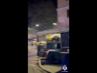 В  поступило сообщение о возгорании на улице Октябрьской в Орле