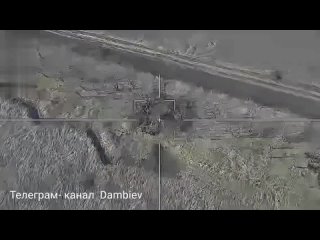 Иксоводы 36 армии группировки Восток ВС РФ из Бурятии поразили Ланцетом украинскую самоходную артиллерийскую установку