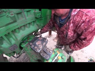 [Будни Тракториста] ТО переднего моста John Deere. А колесо больше не спускает. Я навестил ДТ-75Д...